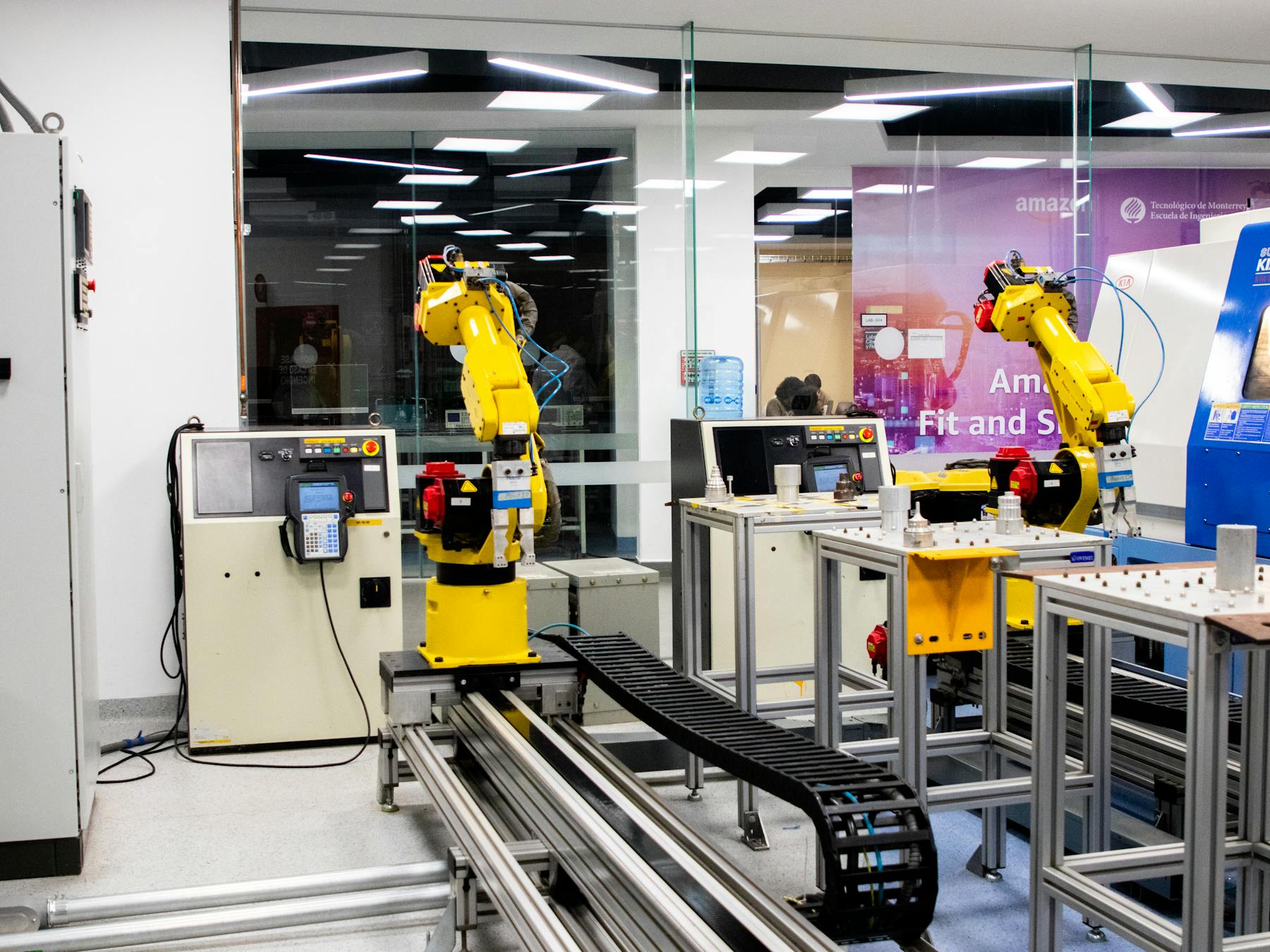 Automated industrial production line